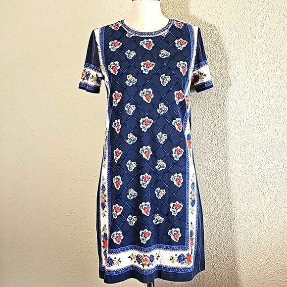 Tory Burch Floral Dress - Picture 1 of 9